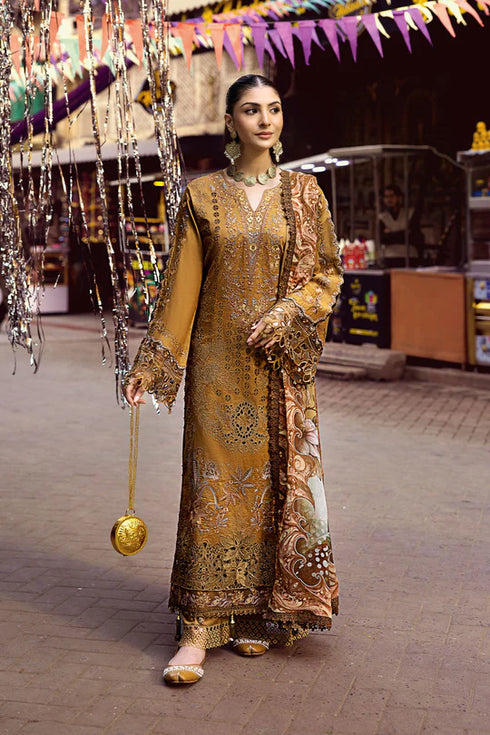 Ramsha Embroidered Lawn 3 Piece suit Z-1103