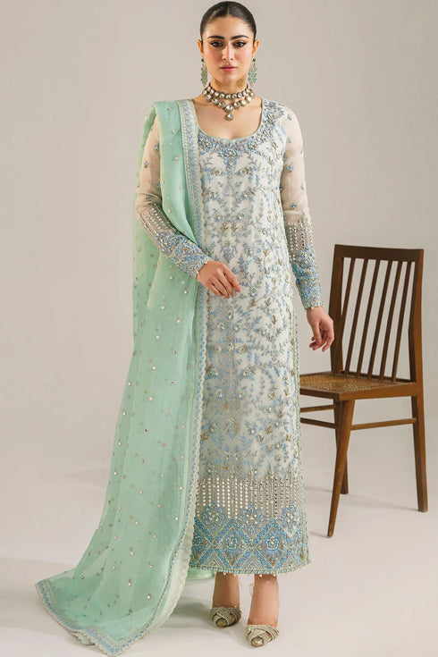 Akbar Aslam Organza 3 Piece Suit Nimira