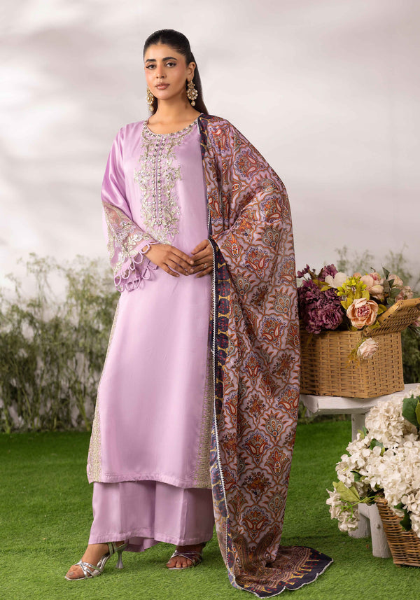 Simrans Embroidered Viscose 3PC Suit SM-21