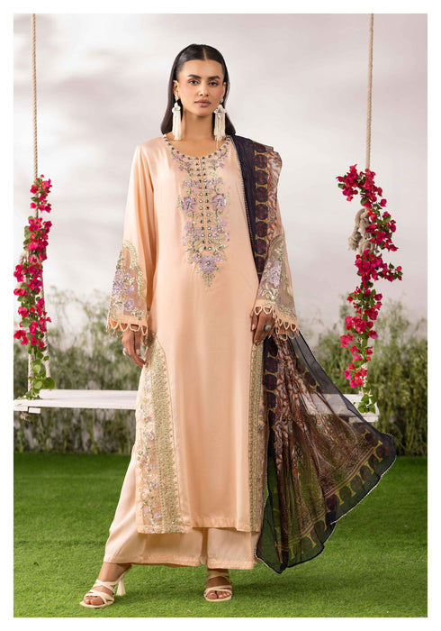 Simrans Embroidered Viscose 3PC Suit SM-22