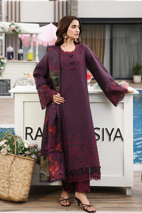 Rang Rasiya Embroidered Lawn suit Arezou