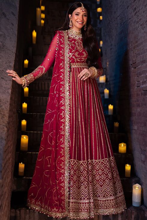 Asim Jofa Embroidered Chiffon 3 Piece Suit AJYV-07