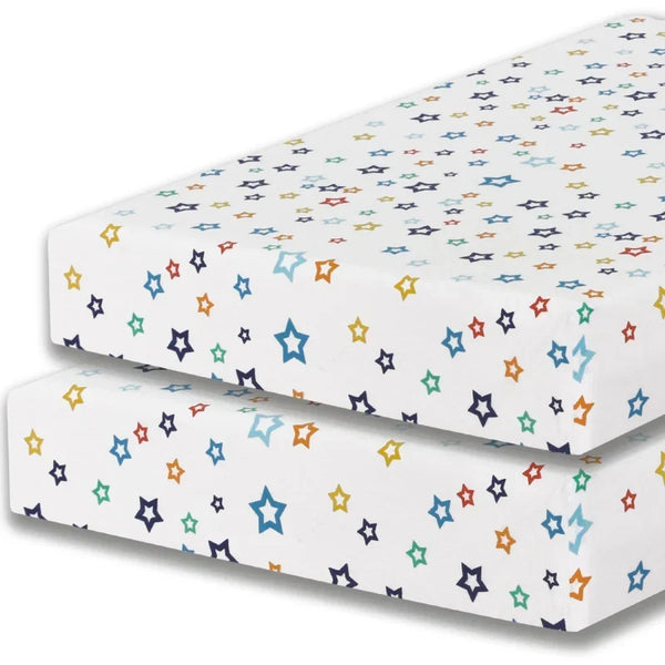 Cot Bed Sheets Super Soft Breathable Polycotton Fitted Sheet - White
