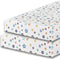 Cot Bed Sheets Super Soft Breathable Polycotton Fitted Sheet - White