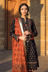 Gul Ahmed 3PC Embroidered Printed Lawn Unstitched Suit with Gold Lacquer Printed Chiffon Dupatta BM-42011