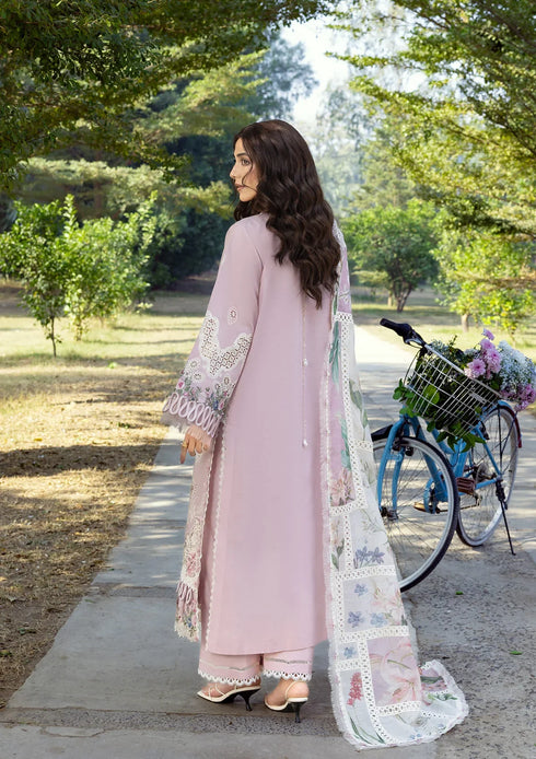 Elaf Embroiderd Lawn Suit ELY-1A MAISON PINK