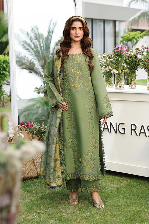 Rang Rasiya Embroidered Lawn suit Bahar