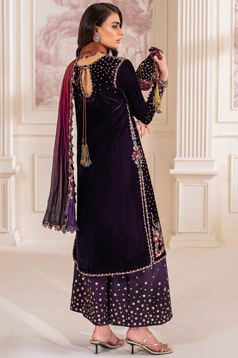 Baroque Velvet 3 Piece Suit UF-748