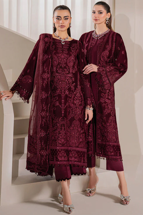 Baroque Velvet 3 Piece Suit UF-758