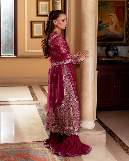 Mushq Embroidered sequined Net Suit Bebo