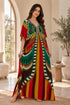 Women’s Red Butterfly-Print Plus-Size Kaftan Beach Cover-Up