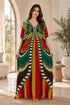 Women’s Red Butterfly-Print Plus-Size Kaftan Beach Cover-Up