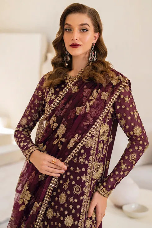 Iznik Chiffon 3 Piece Suit CC-42