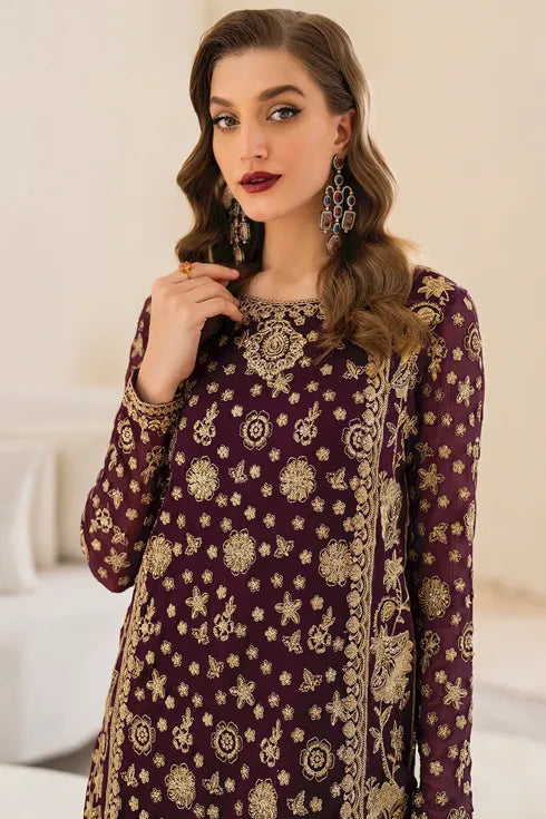 Iznik Chiffon 3 Piece Suit CC-42