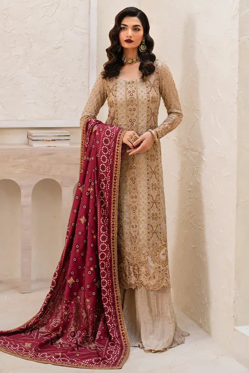 Iznik Chiffon 3 Piece Suit CC-44