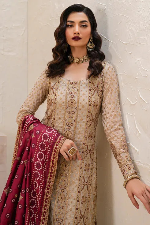 Iznik Chiffon 3 Piece Suit CC-44