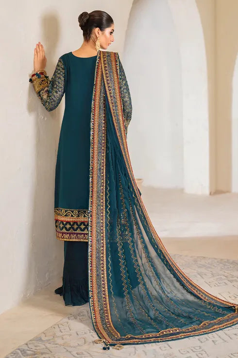 Iznik Chiffon 3 Piece Suit CC-46