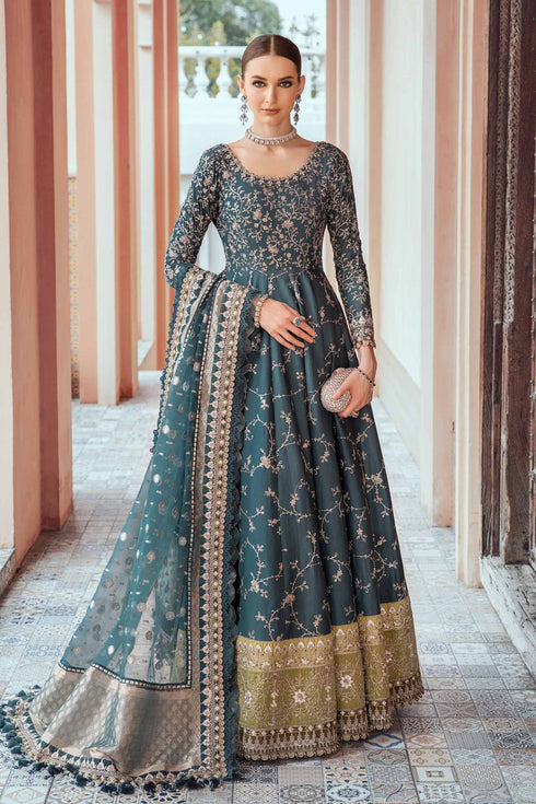 Maria B Embroidered  Cotton Satin 3 Piece suit CST-710