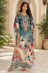 Multicolor Women’s Printed Cotton Kaftan Maxi Dress – Loose Beach and Swimwear Cover-Up (Copy)