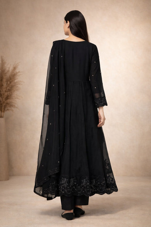 Baba Posh Embroidered Chiffon Maxi BP-04