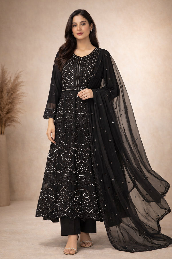 Baba Posh Embroidered Chiffon Maxi BP-04