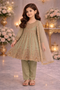Baba Posh Girls Embroidered chiffon 3PC Suit BPG-04