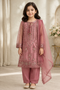 Baba Posh Girls Embroidered Organza 3PC Suit BPG-11