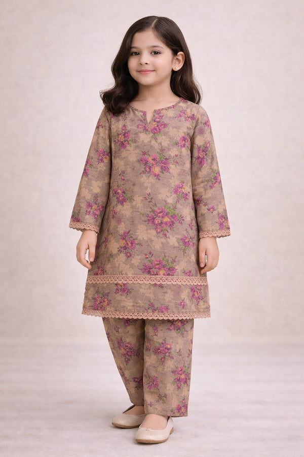 Girls Printed Marina 2PC Suit EN-02