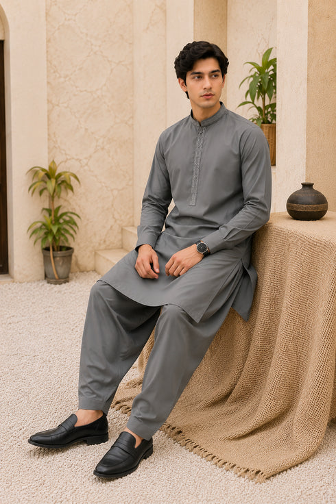Mens 2PC Wash & Wear Shalwar Kameez ST-04