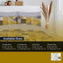 Stylish Grey and Mustard Duvet Covers - Geometric Pattern - 100% Cotton