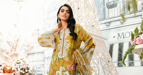 Maria B Printed Lawn Suit MPT-2604-B