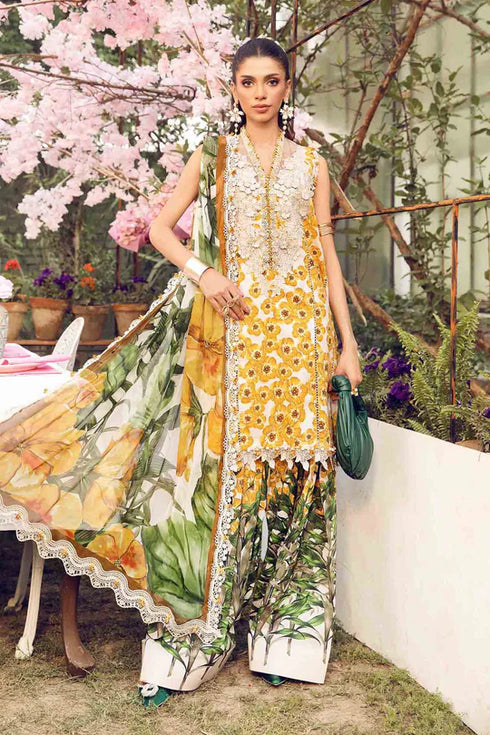 Maria B Printed Lawn Suit MPT-2606-A