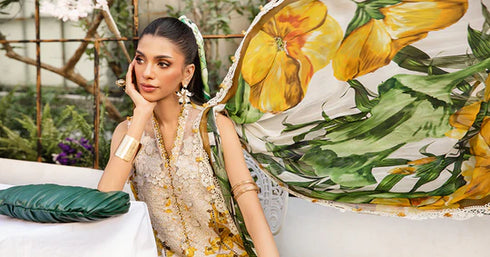 Maria B Printed Lawn Suit MPT-2606-A