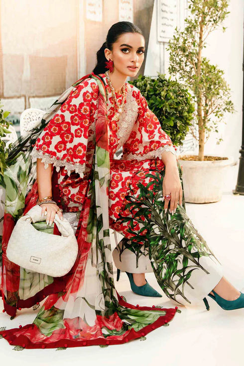 Maria B Printed Lawn Suit MPT-2606-B