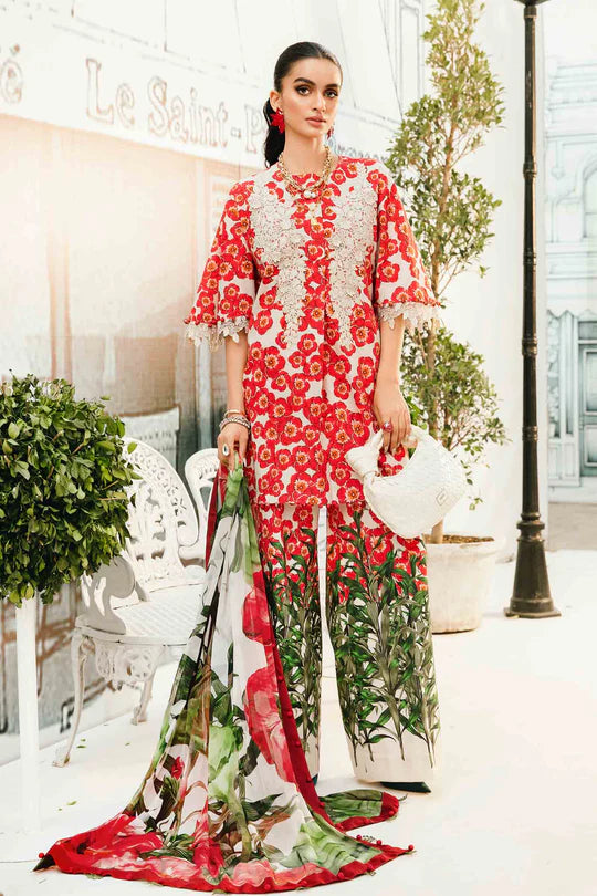 Maria B Printed Lawn Suit MPT-2606-B