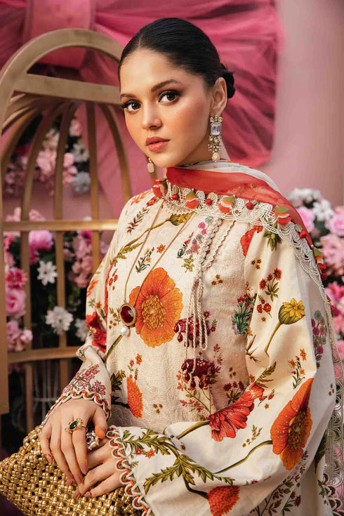 Maria B Printed Lawn Suit MPT-2607-A