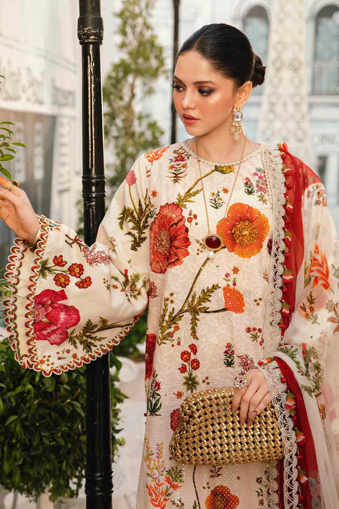Maria B Printed Lawn Suit MPT-2607-A