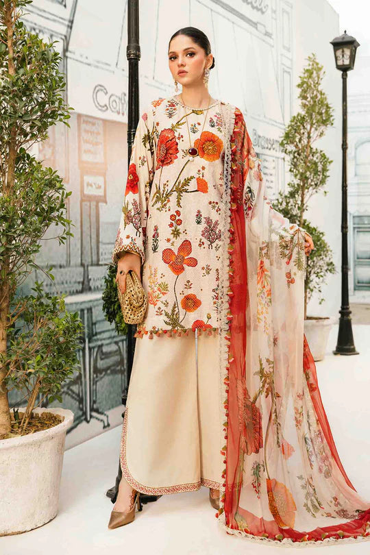 Maria B Printed Lawn Suit MPT-2607-A