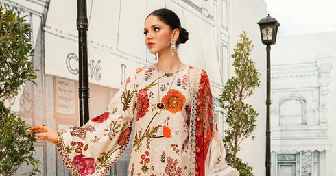 Maria B Printed Lawn Suit MPT-2607-A