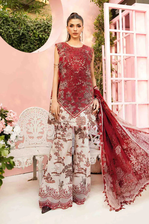 Maria B Printed Lawn Suit MPT-2608-A