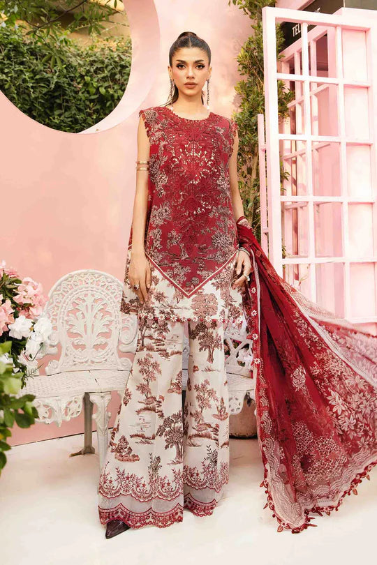Maria B Printed Lawn Suit MPT-2608-A