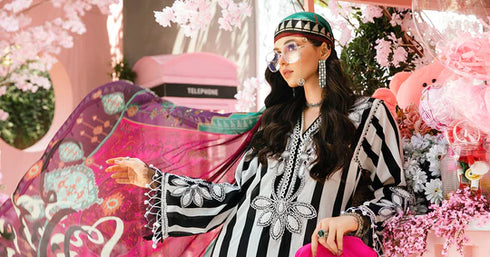 Maria B Printed Lawn Suit MPT-2609-B