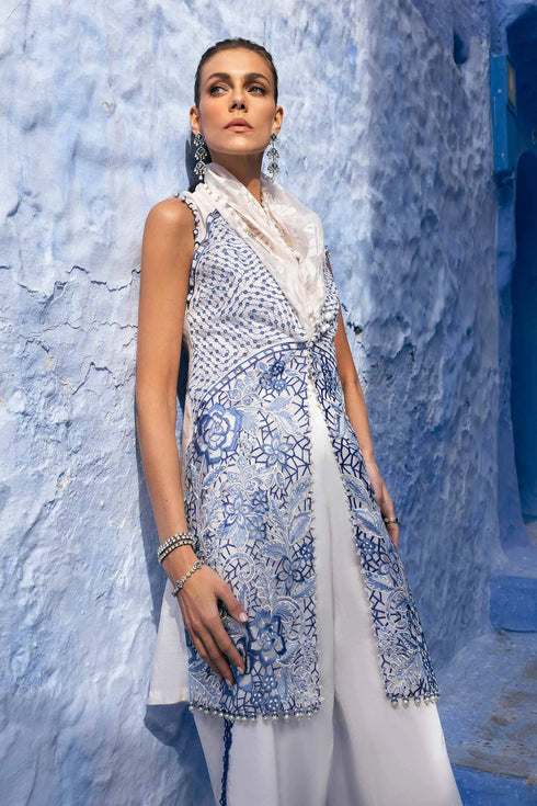 Maria B Embroidered Paper Cotton Suit D-2510-A