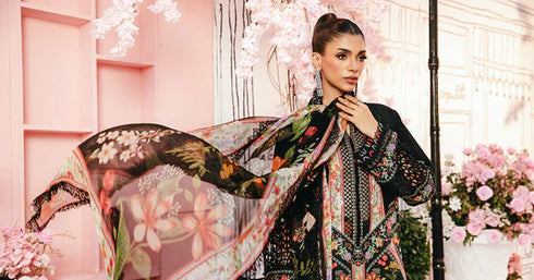 Maria B Printed Lawn Suit MPT-2610-B
