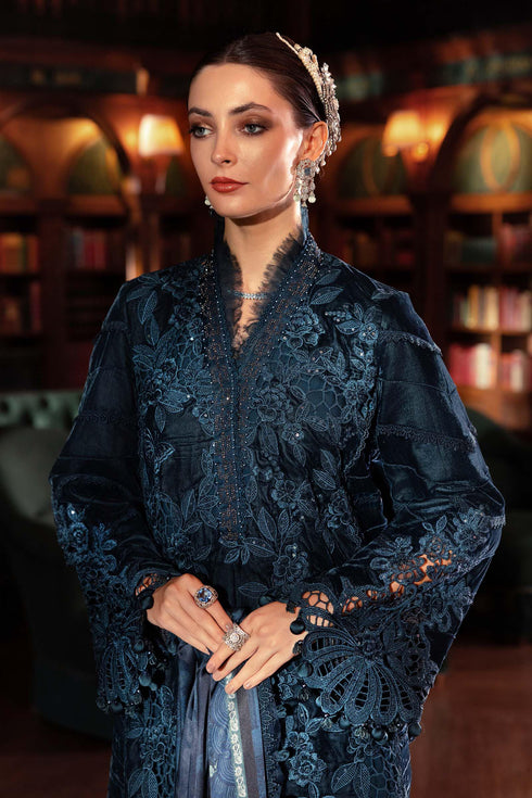 Maria B Embroidered Velvet Suit WL-1310