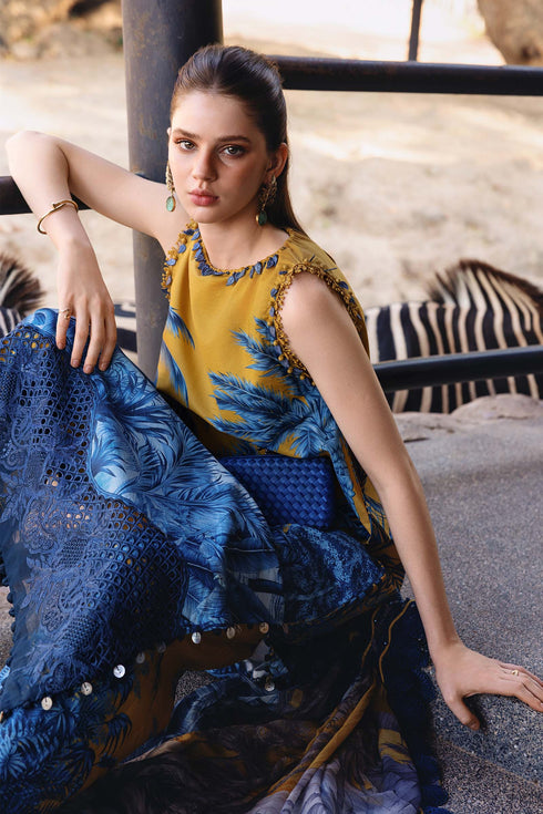 Maria B 3 Piece Embroidered Lawn Suit MPT-2911-A