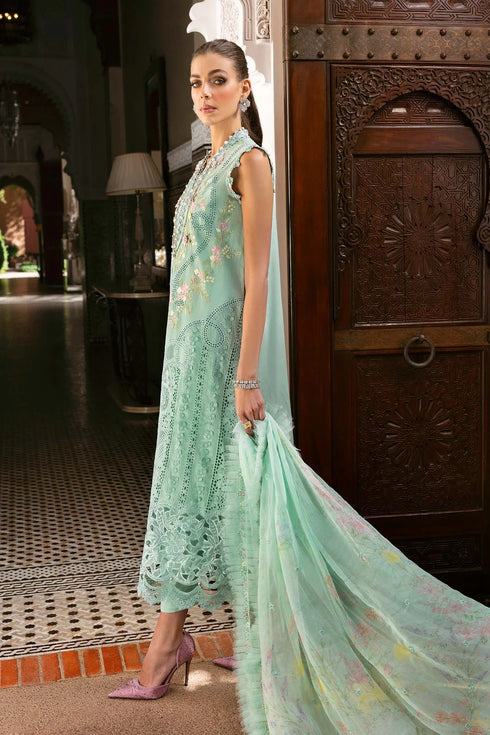 Maria B Embroidered Lawn Suit D-2514-A