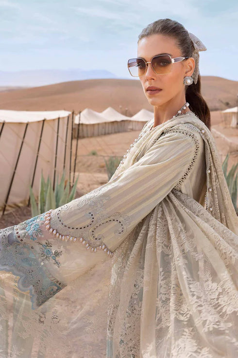 Maria B Embroidered Dobby Lawn Suit D-2515-B
