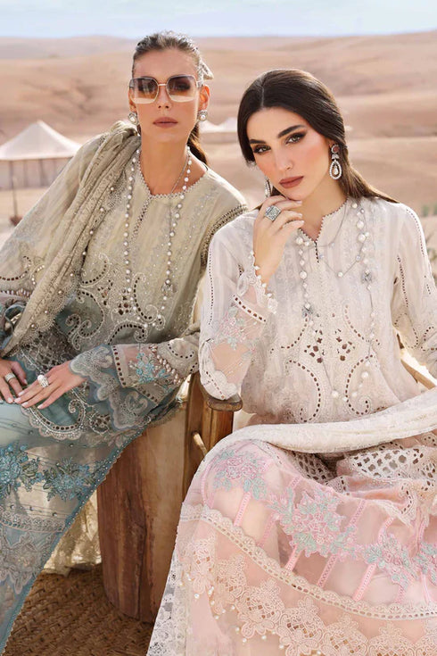 Maria B Embroidered Dobby Lawn Suit D-2515-B