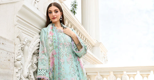 Maria B Embroidered Jacquard Lawn Suit EL-26-15
